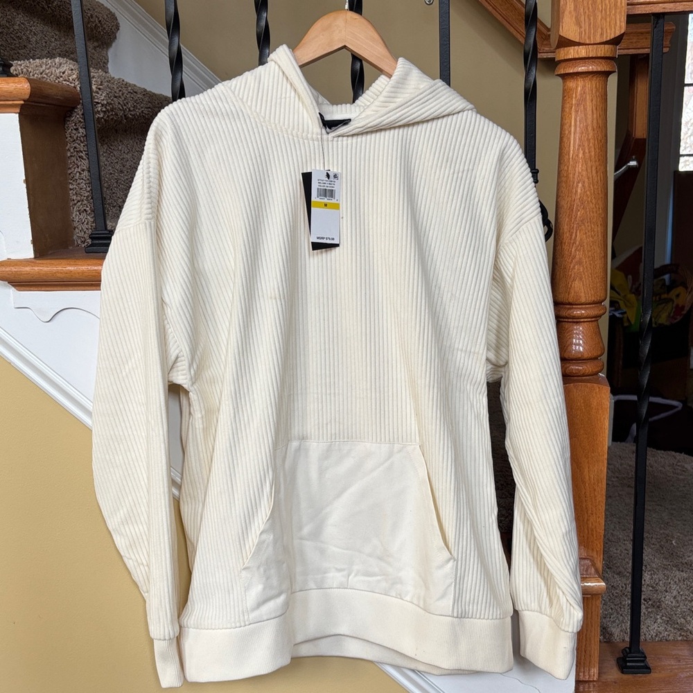 Royalty For Me Cream Hooded Sweater
